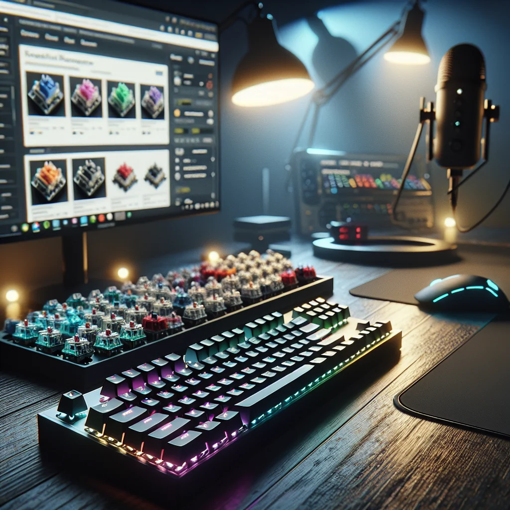 Buying Keyboard Switches Online for a Gaming & Streaming Setup
